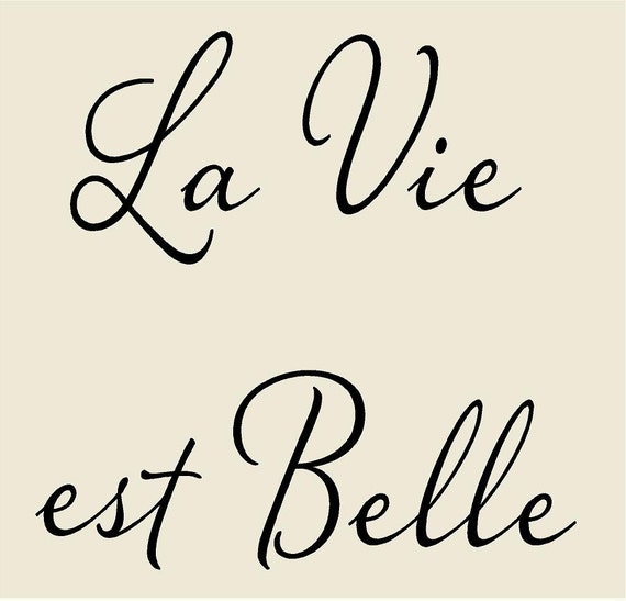 Items similar to La Vie est Belle 20