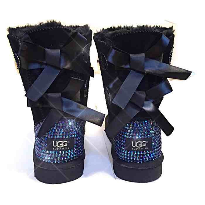 bling bailey bow uggs custom ugg boots crystal ugg boots