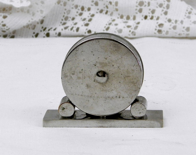 Antique French Art Deco Chrome Thermometer in Celsius, Retro Vintage Home Interior, 1930s Decor, Temperature Control, Weather, Collectible Antique French Art Deco Chrome Thermometer in Celsius, Retro Vintage Home Interior, 1930s Decor, Temperature Control, Weather, Collectible