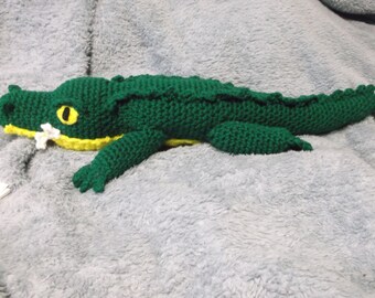 crocodile amigurumi, crochet crocodile, toy crocodile, ready to ship