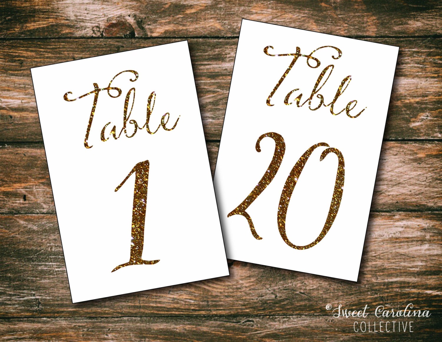 printable table numbers 1 20 instant download 4x6 gold