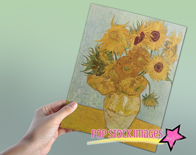 Doctor Who Van Gogh Sunflowers for Amy Pond Digital by popstock
