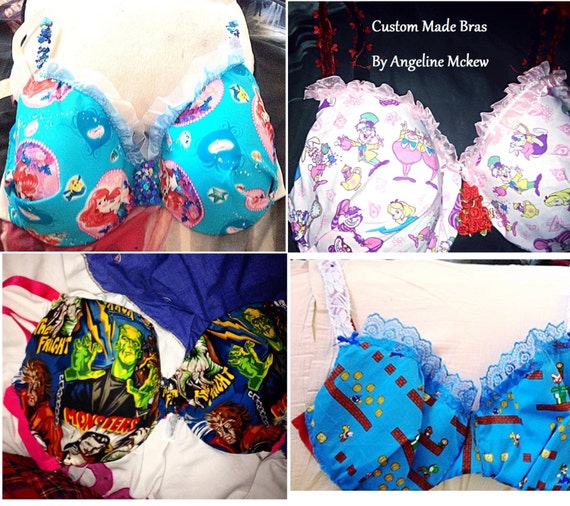 Custom Made Bras by KalazamCreations on Etsy