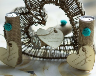 Mint to be Favors- Wedding, Bridal Shower Favors- Personalized Mint to Be Favors- Set of 12