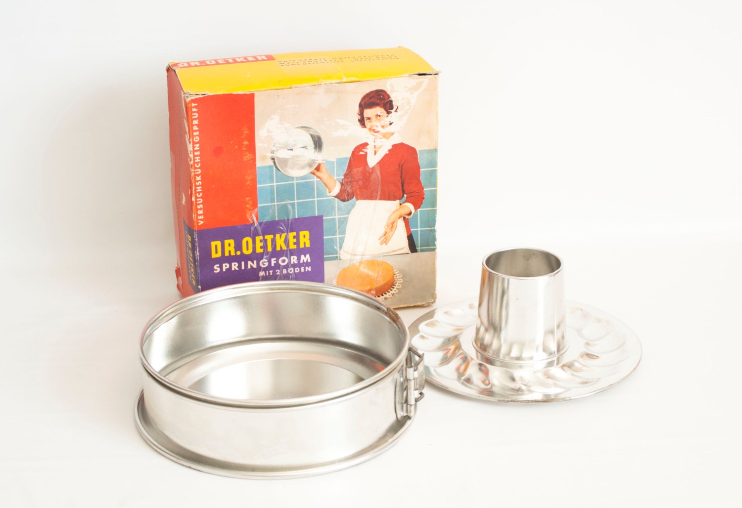 Vintage Dr. Oetker Springform Pan Baking Set Cake Bundt Molds