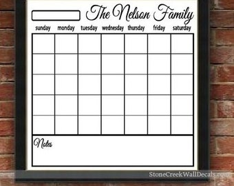 Wall Calendar Frame framed chalkboard calendar | etsy Wall Calendar Frame framed chalkboard calendar | etsy