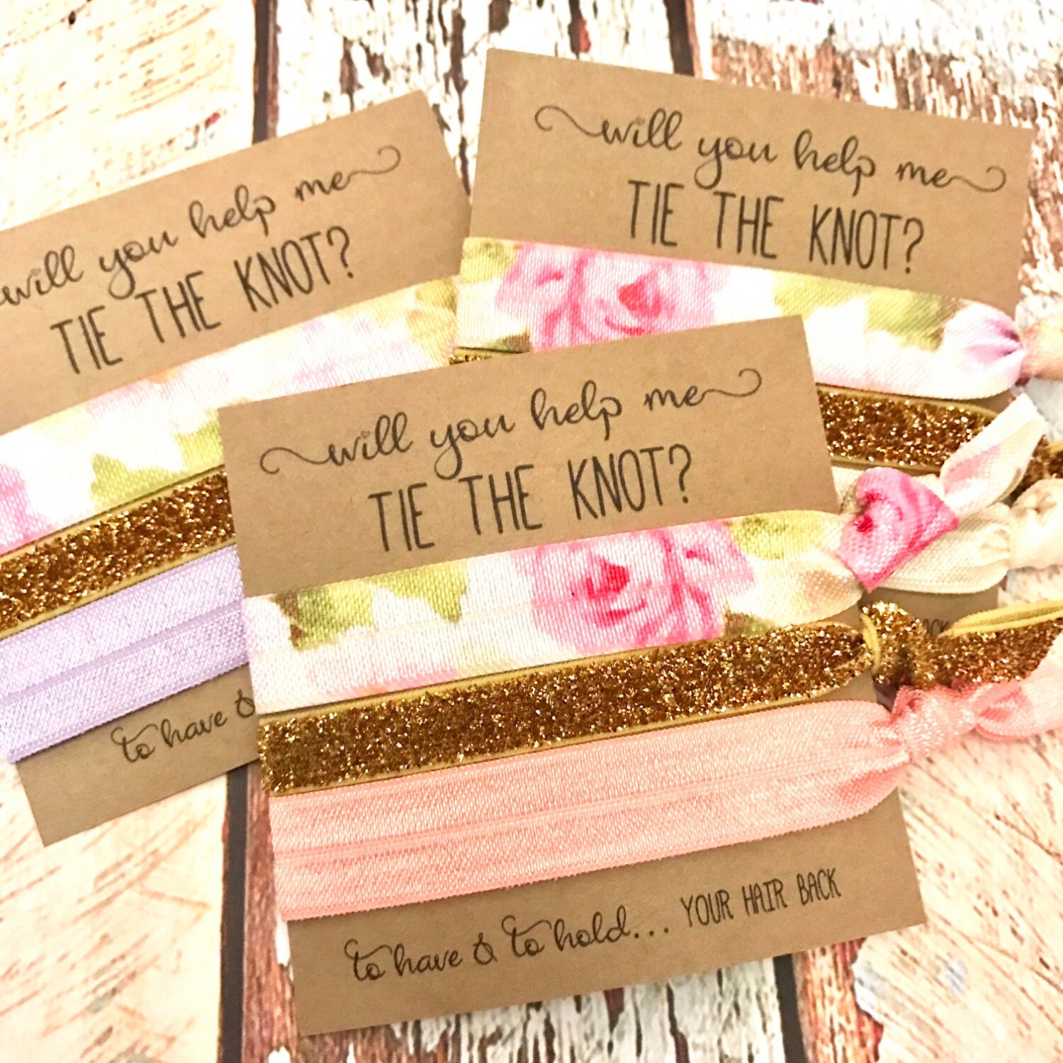 Will you help me tie the knot Bridesmaid Proposal Maid of