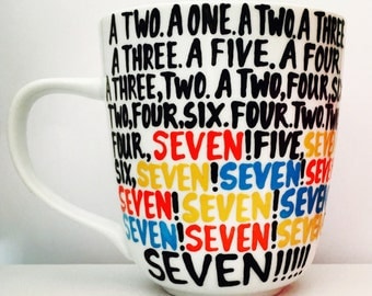 F•R•I•E•N•D•S -Seven- SEVEN- MUG- friends- friends tv show- Gifts for Friends Fans- Friends Gift - Friends fan mug