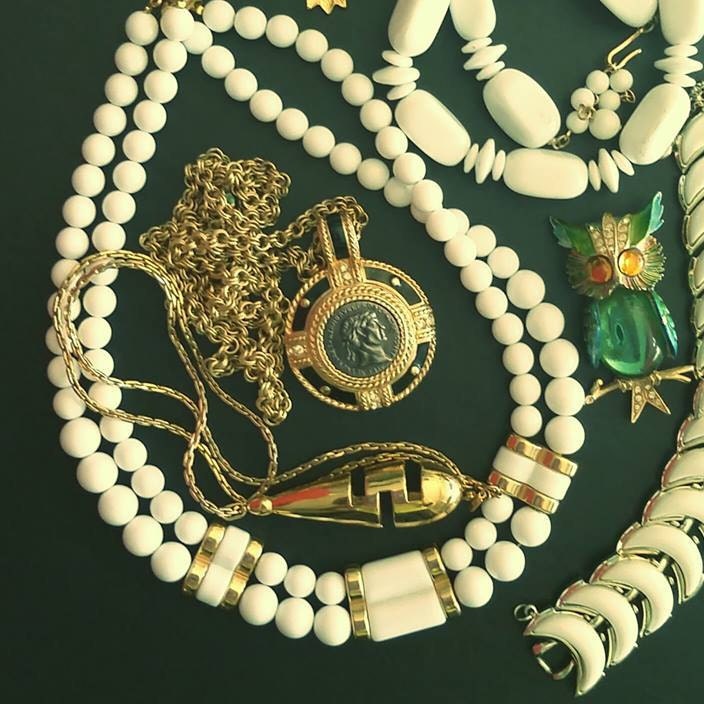 Vintage jewelry and accessories. Vintage bags. by OnceLostBoutique