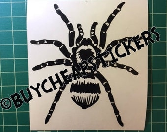Tarantula Spider Decal - Sticker 2x2 Any Color
