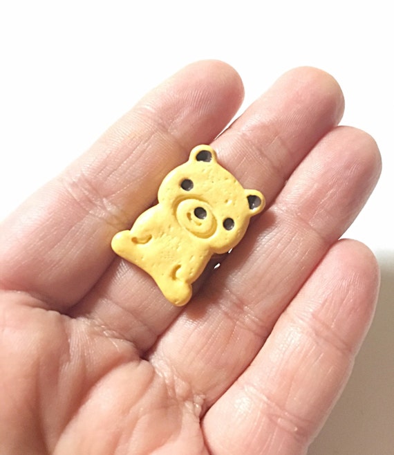 Kawaii bear cookie ring