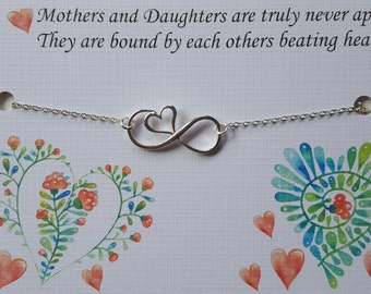 Mother Daughter Necklace - Mother's Necklace -Necklace for Mom- Mother's Day Present -New Mother Gift - Baby Shower Gift - Daughter Necklace
