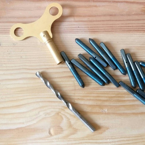22 Zither pins set complete with tuning key and drill bit