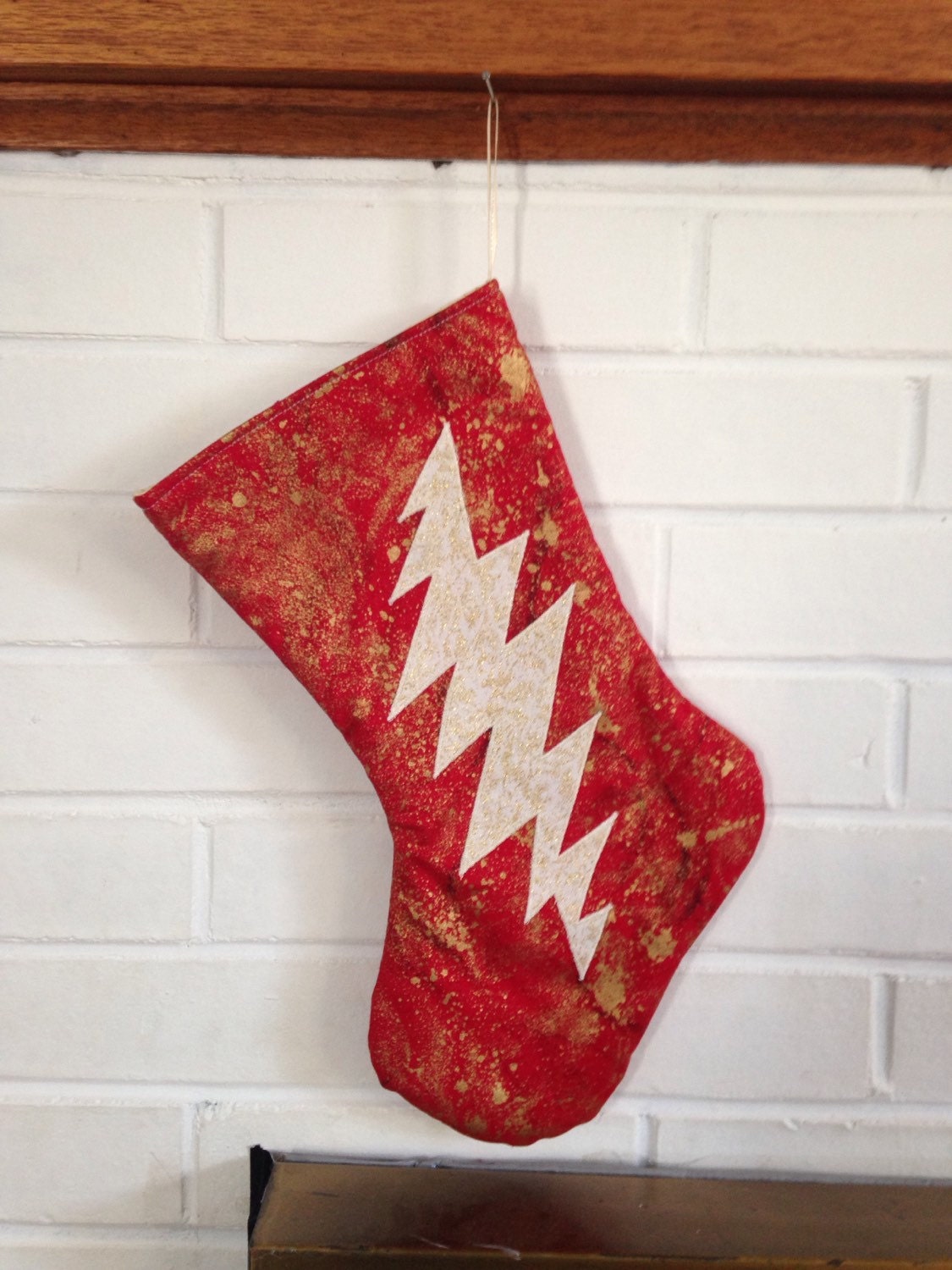 Grateful dead Christmas Stocking decor ornament Jerry Garcia