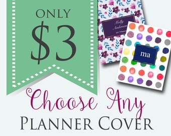 Editable Planner Cover - Printable Planner - Day Planner - Home Management Binder - Customized Planner Cover INSTANT + EDITABLE