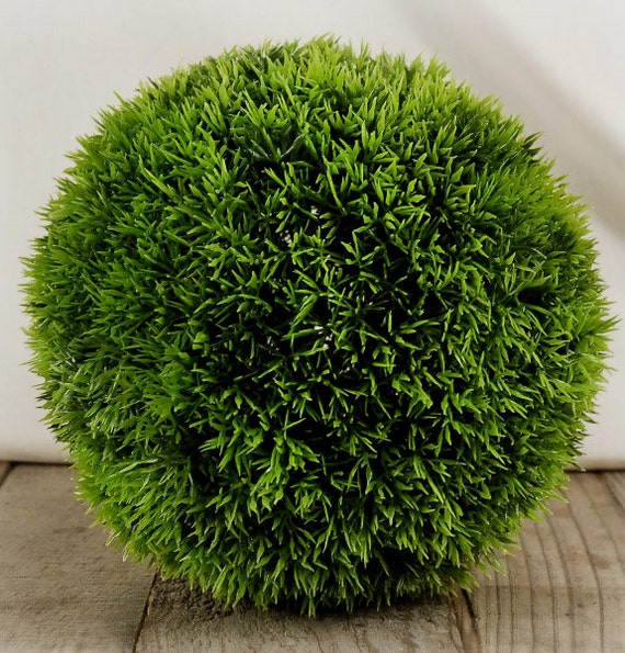 Topiary Ball 8 Inch Artificial Grass Ball Green Grass Ball