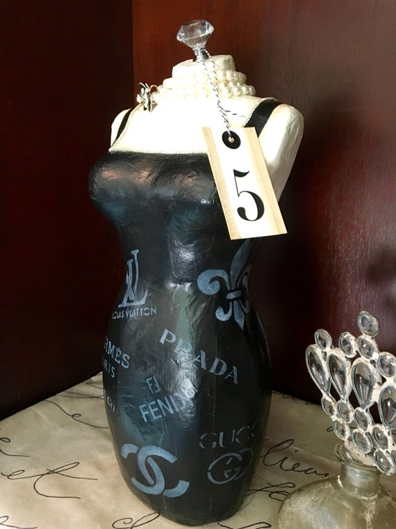 Dress Form Mannequin Jewelry Display Tabletop Half Size