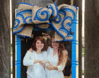 Tau Beta Sigma Beadboard Frame Ornament