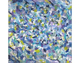 Acrylic Painting Large Original Modern Abstract Texture "CORAL REEF 2".