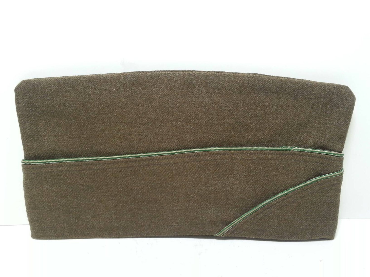Free Shipping WWII US Army Garrison Cap Green And White