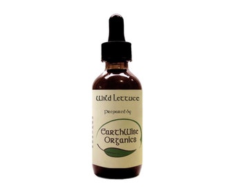 Wild Lettuce Extract Tincture Herbalist Prepared From Certified Organic Herbs