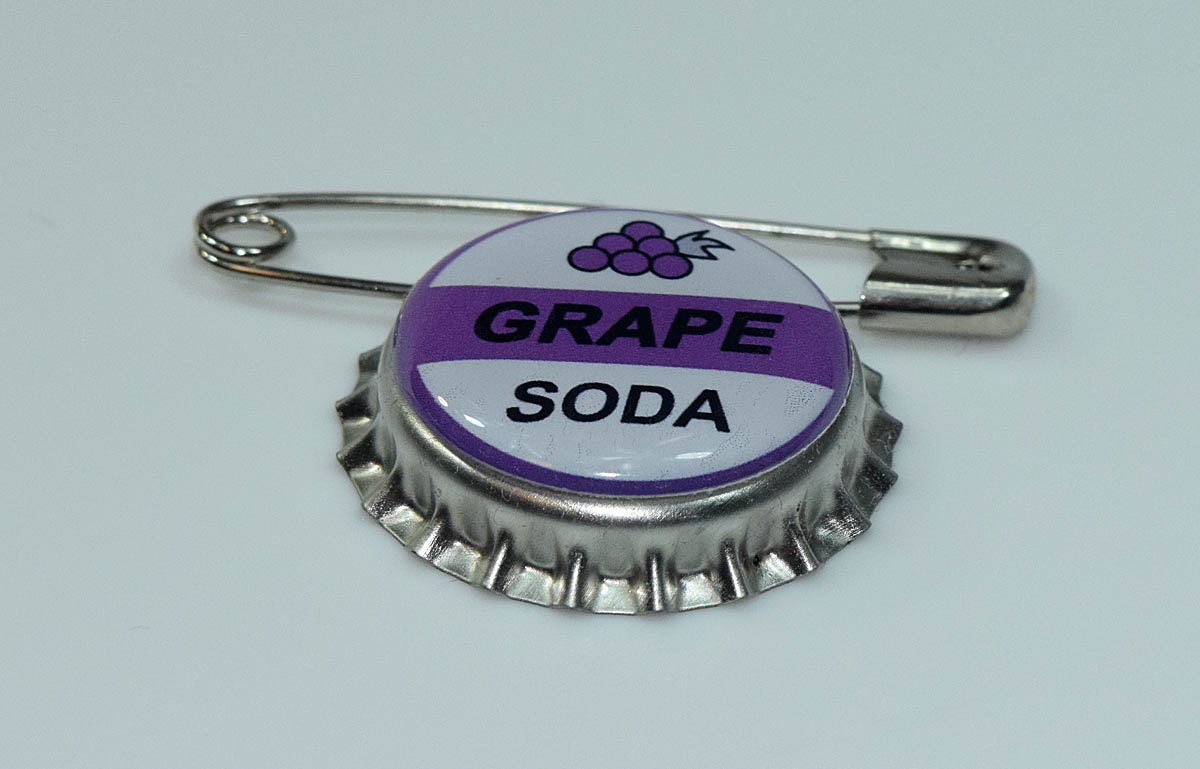 Disney UP GRAPE SODA bottle cap pin