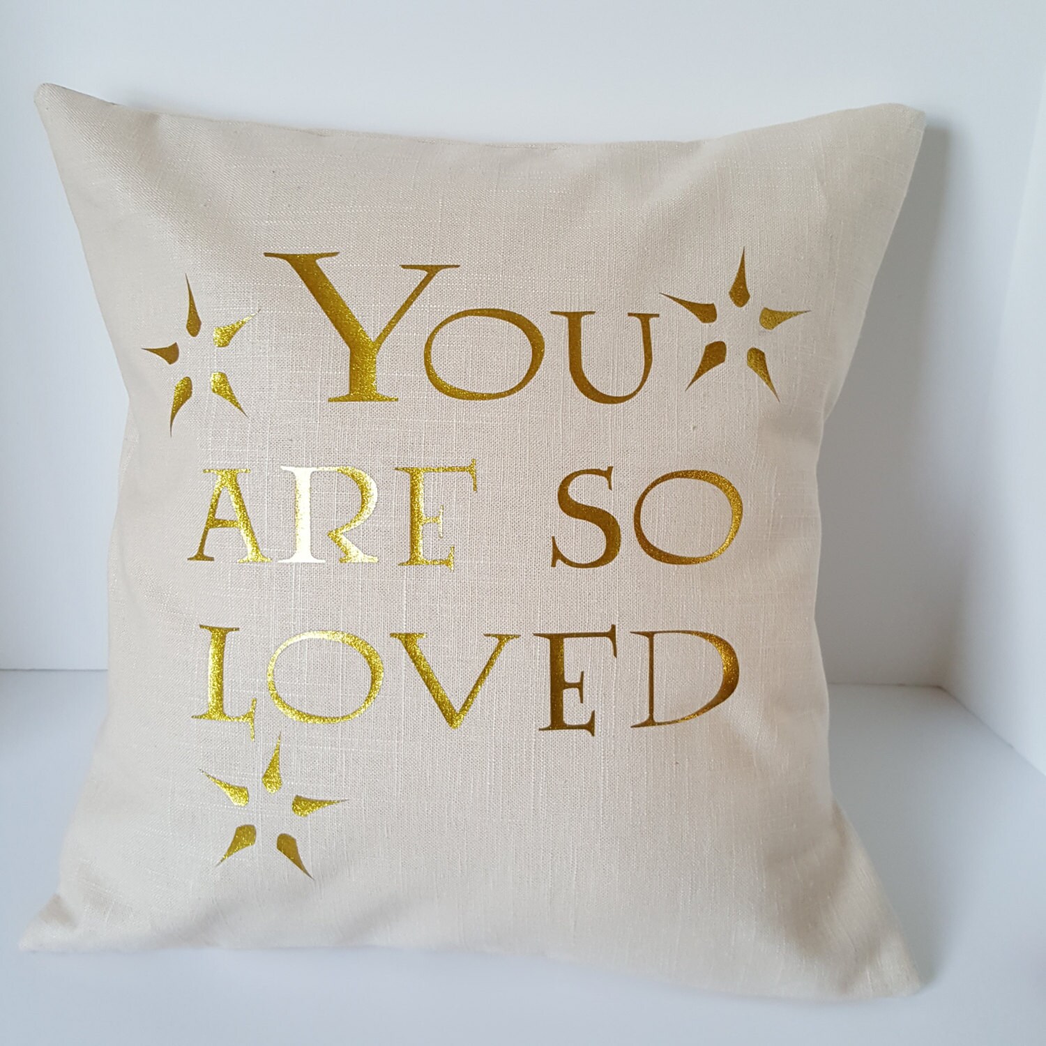 Harry Potter inspired you are so loved pillow by CraftEncounters
