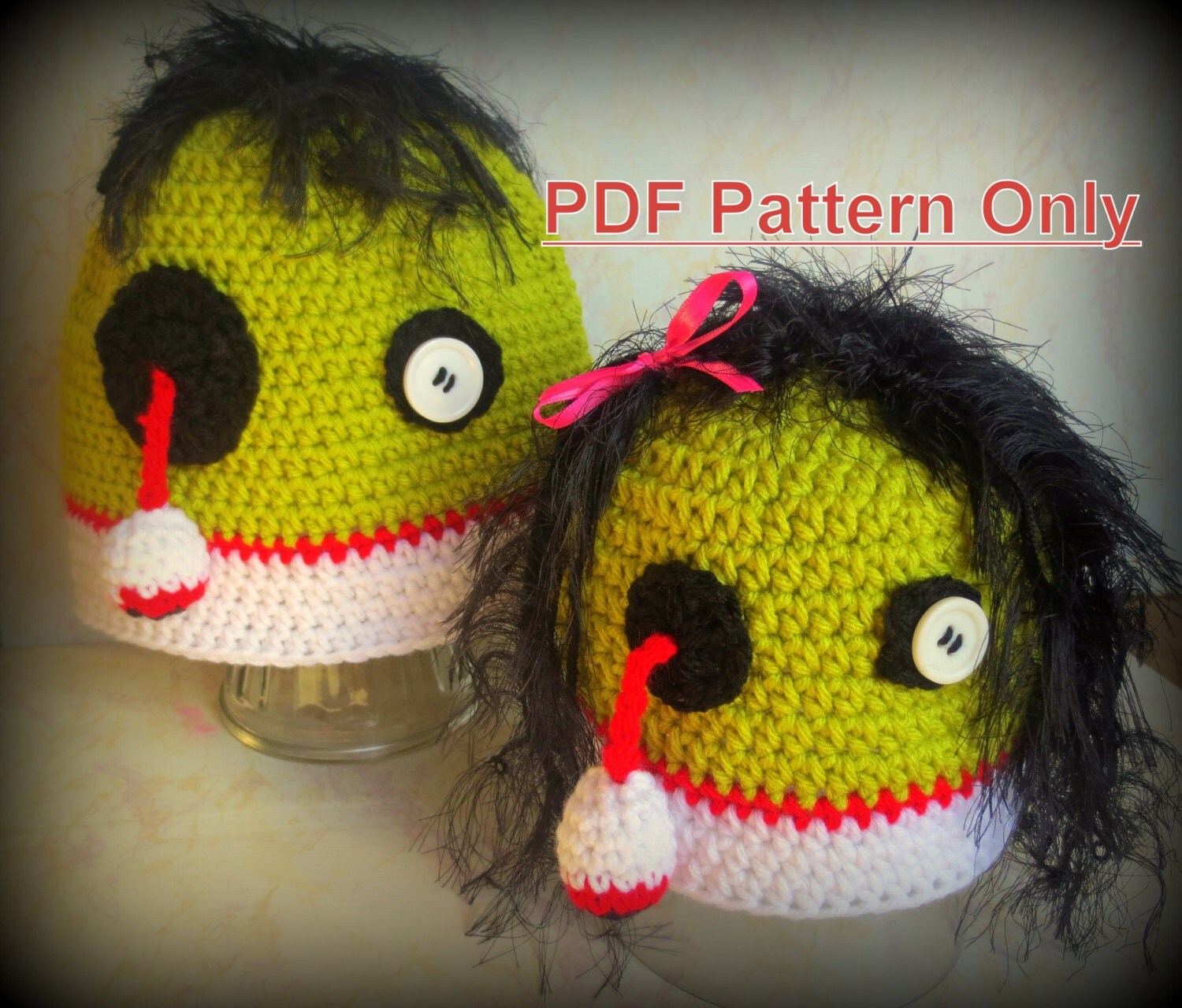 Crochet Pattern Zombie Hat Crochet Zombie Hat Pattern all