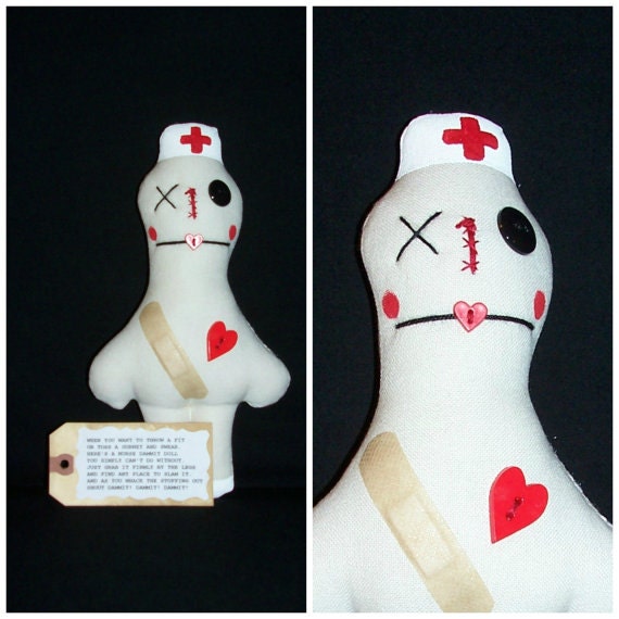 Karma Nurse DAMMIT Doll De-Stress Nurse Doll