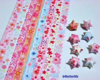 180 Strips Of Diy Origami Lucky Stars Paper Folding Kit