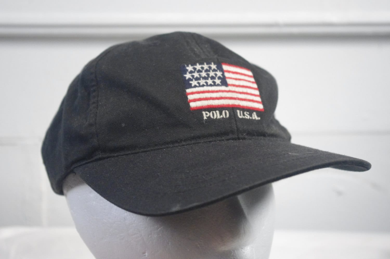 90s Polo Ralph Lauren USA hat cap 1990s vintage retro flag