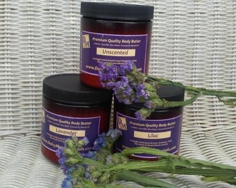 Goat Milk Body Butter 8oz. -Cracked Feet Intense Moisturizer Eczema Psoriasis Coconut Oil Shea Butter Goat Milk Foot Cream FREE SHIPPING