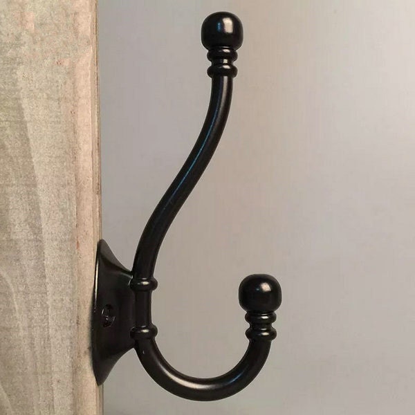 Black Wall Hooks / Wall Hook / Coat Hangers / Coat Rack Hooks