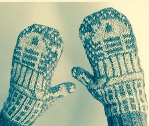 Star Wars Knit Mitten Pattern