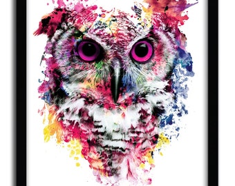 Print Owl by Riza Pekler