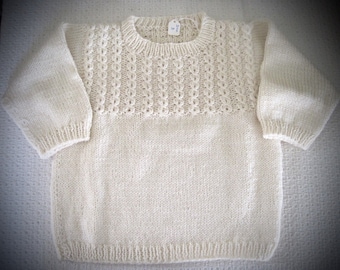 Direct Download PDF Knitting Pattern Shawl Collar Sweater
