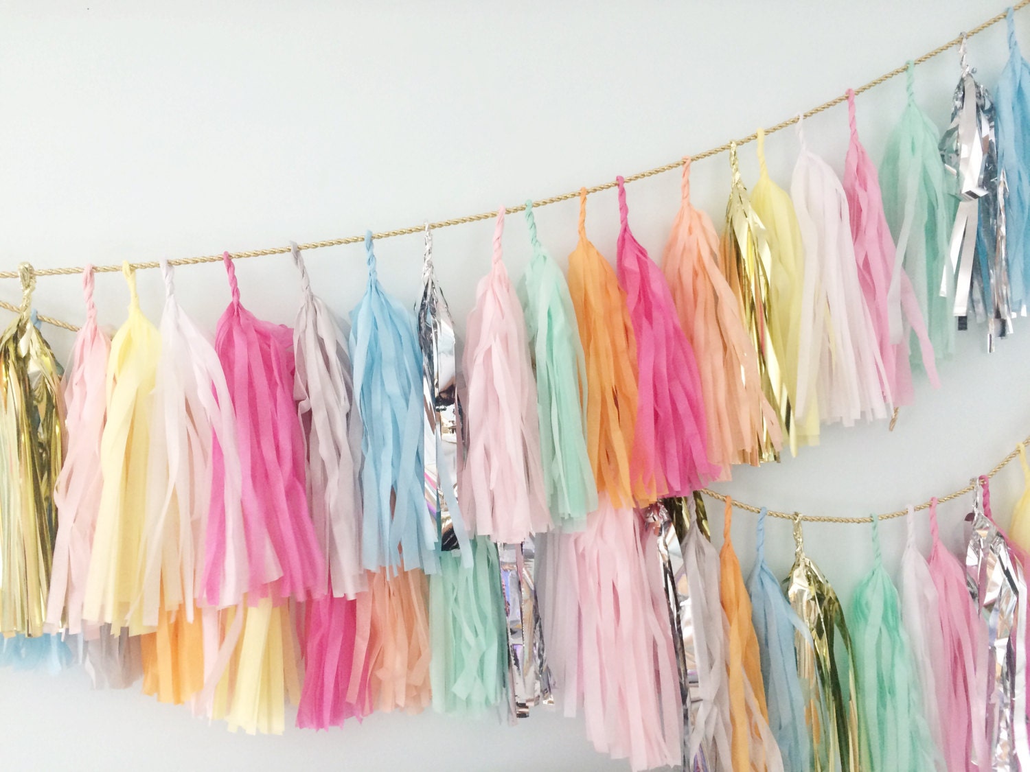 Colorful Tassel Garland Wall Decor