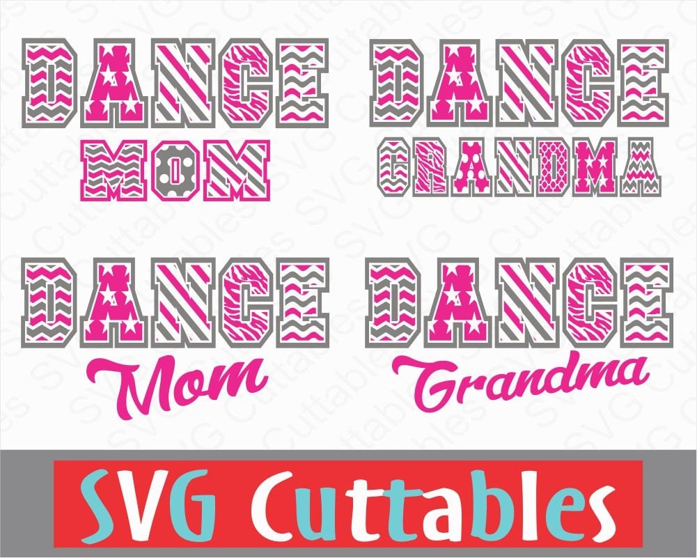 Download Dance MOM Pattern Vector Design Dance Grandma svg by ...