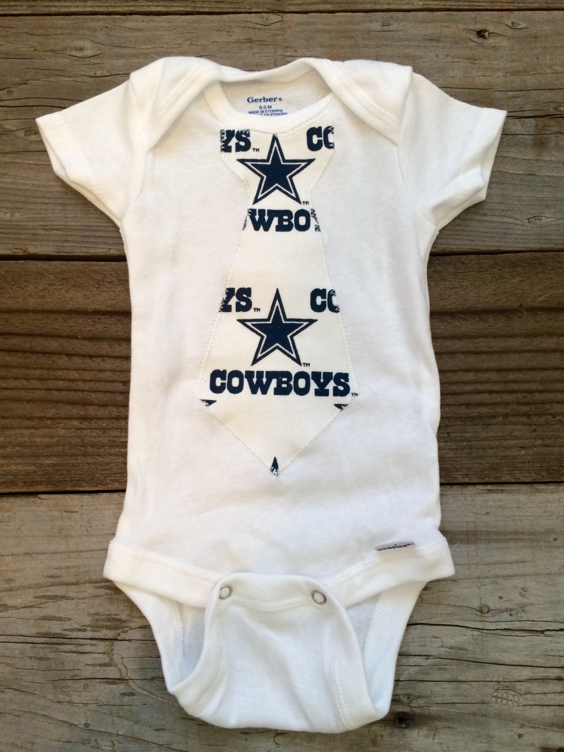 Dallas cowboys babyboy onesie