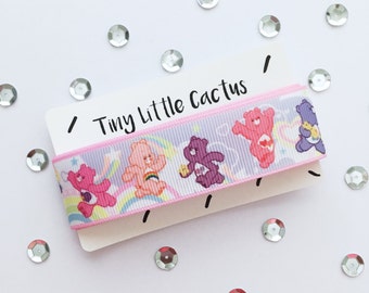 Care bears Ribbon (Carebear Ribbon), polyester, single-sided printed (Single face), 2, 5 cm wide (wide)