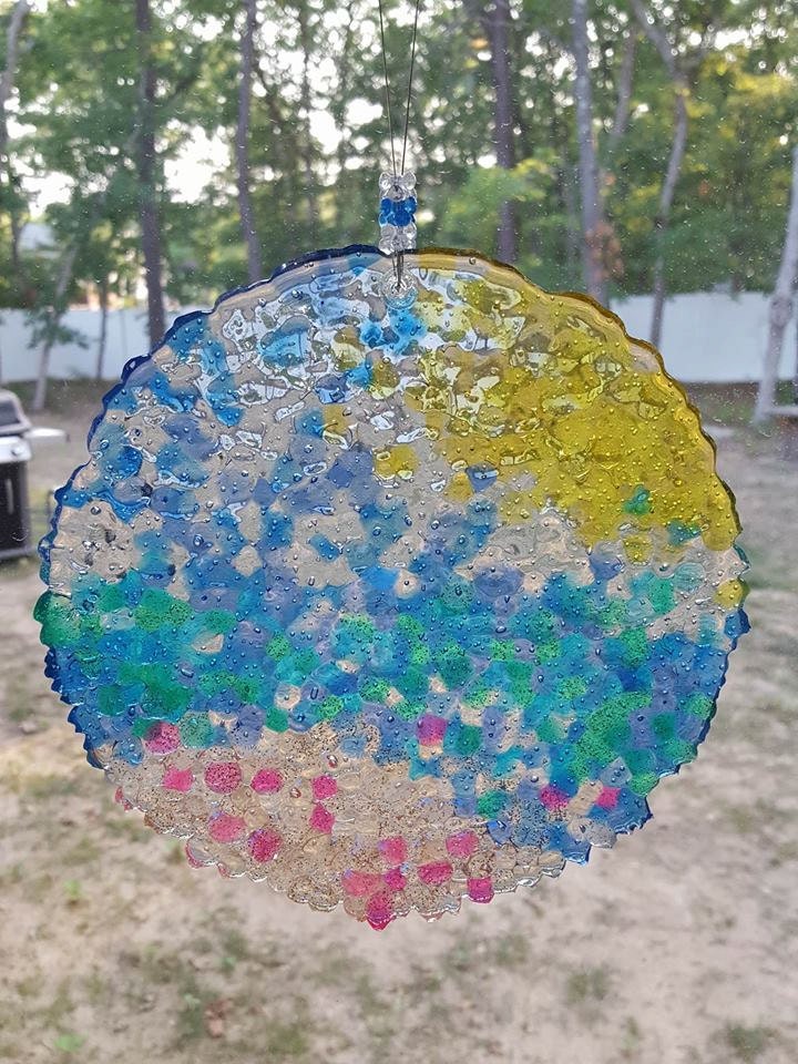 Sun Catcher Ornament Outdoor Holiday by MaidenLongIsland on Etsy