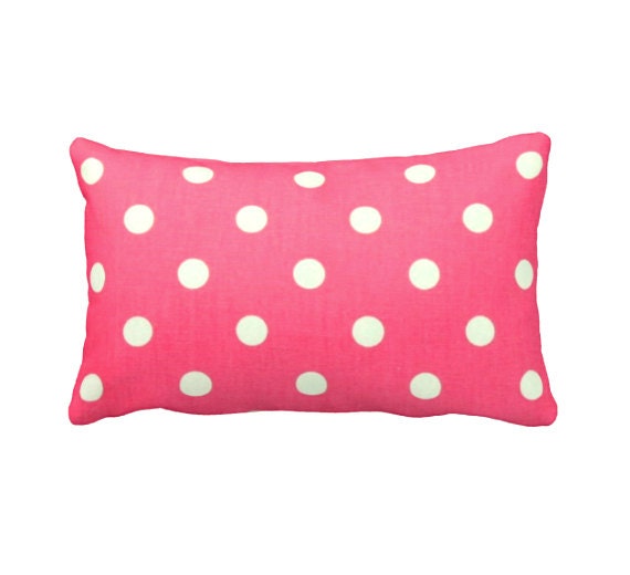 Hot Pink Pillow Cover Pink Throw Pillow Cover by ReedFeatherStraw