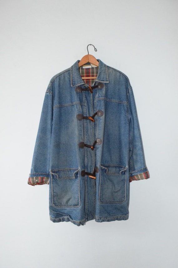 DENIM BARN JACKET // size women's medium // 90s // by