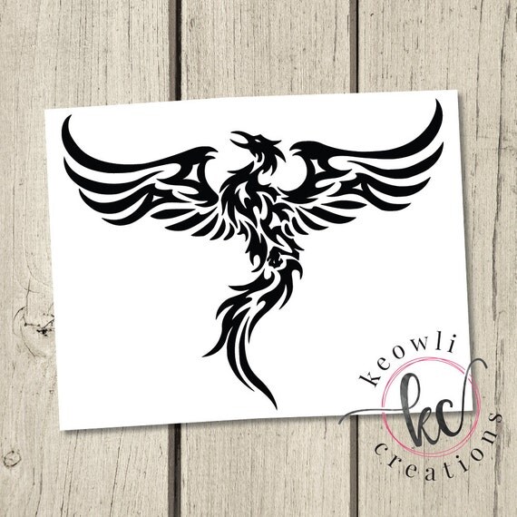 Phoenix Vinyl DecalStyle 4