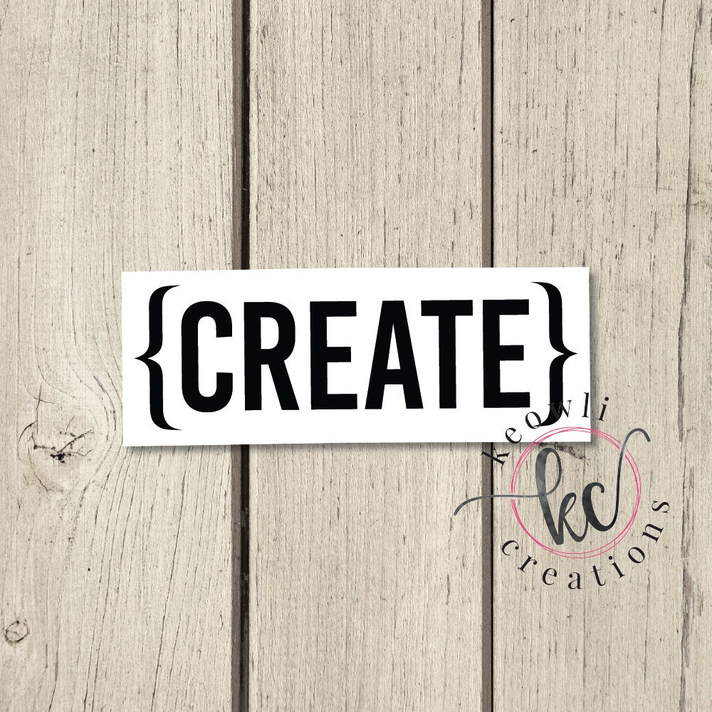 Create Vinyl DecalStyle 1