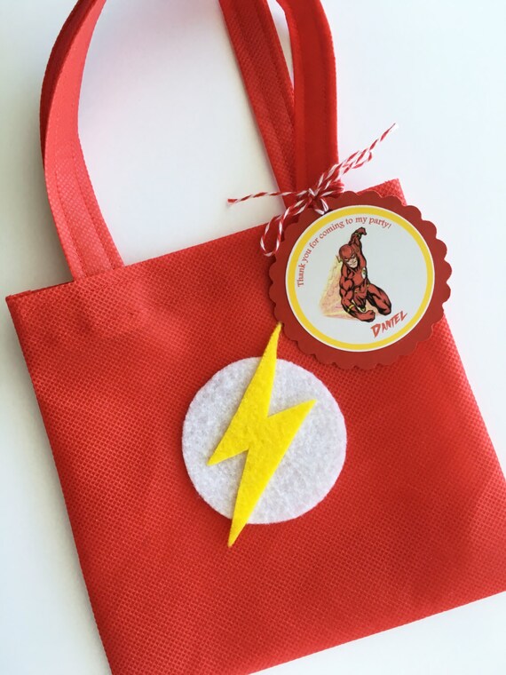 Set of 12 Flash Favor Bags with Personalized Thank by SalomeCrafts