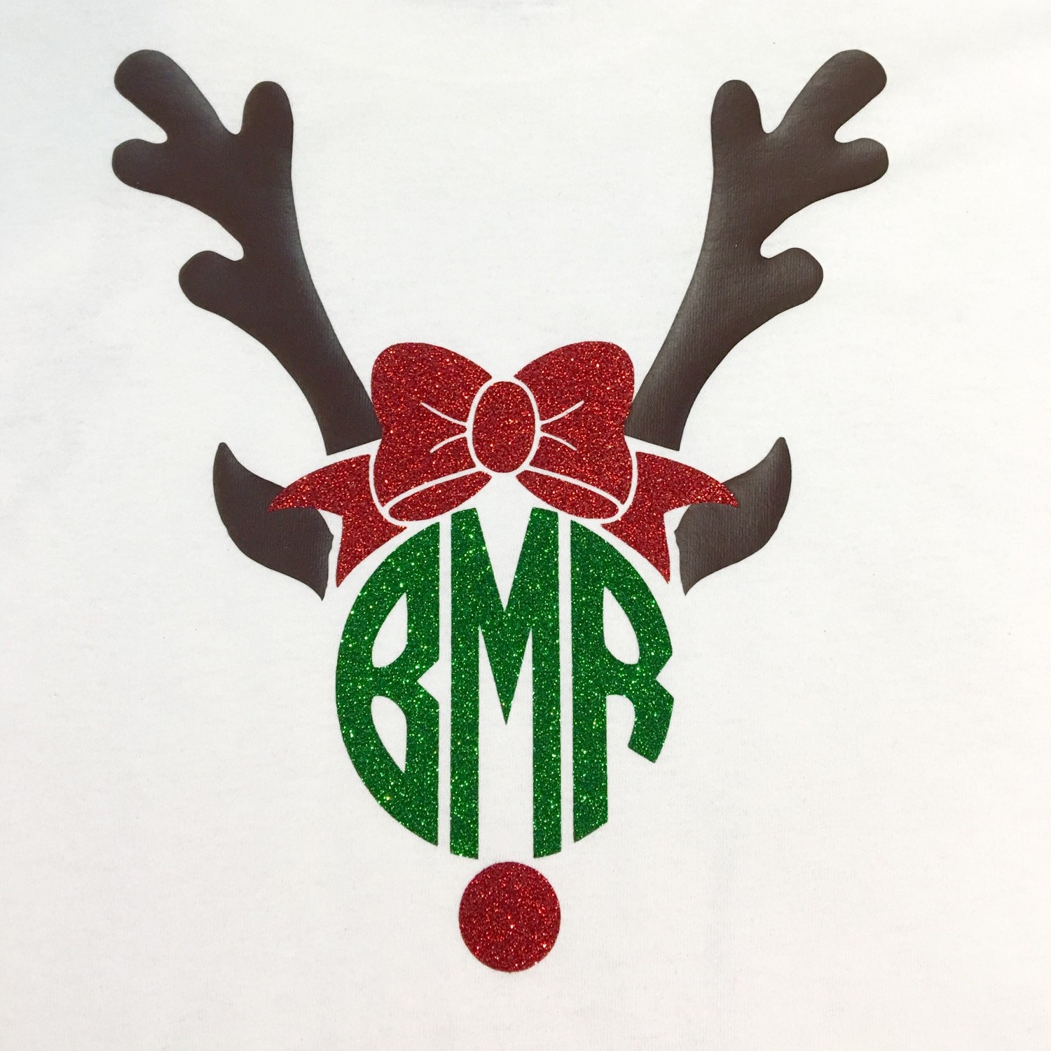 Preppy Reindeer Monogram Shirt