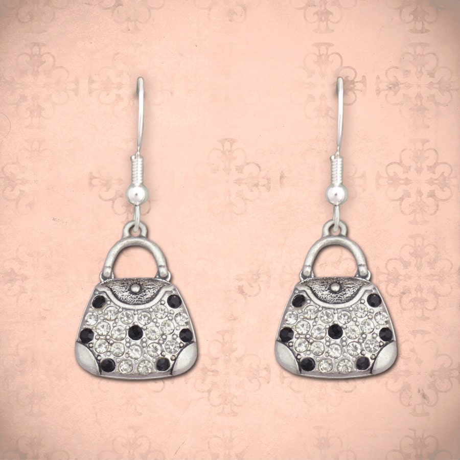 Purse Earrings 50547 by ShopCharmingCollect on Etsy