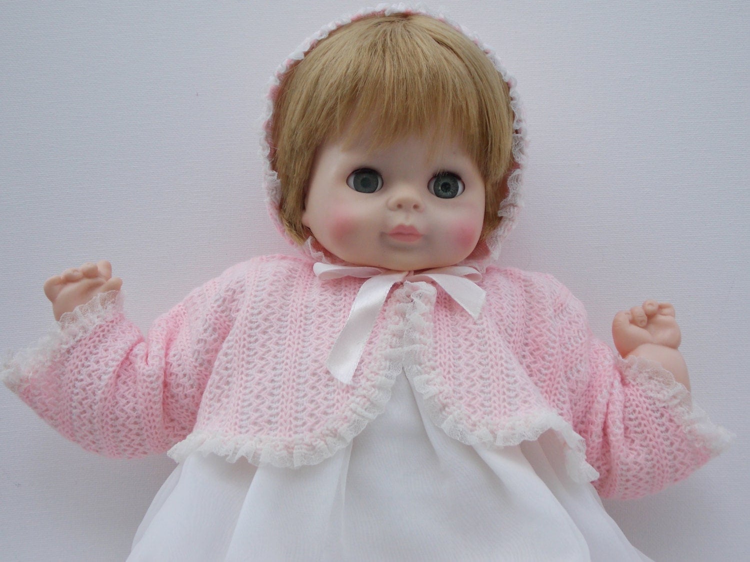1970s Vogue Baby Doll Blond Pink Vogue Baby Doll