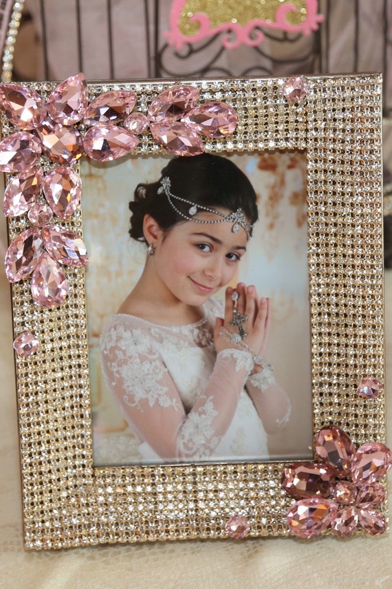 Crystal picture frame 5x7/ Home Decor/ Event Decor